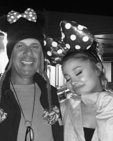 Edward Butera with daughter Ariana Grande.